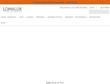 Tablet Screenshot of lomalux.com